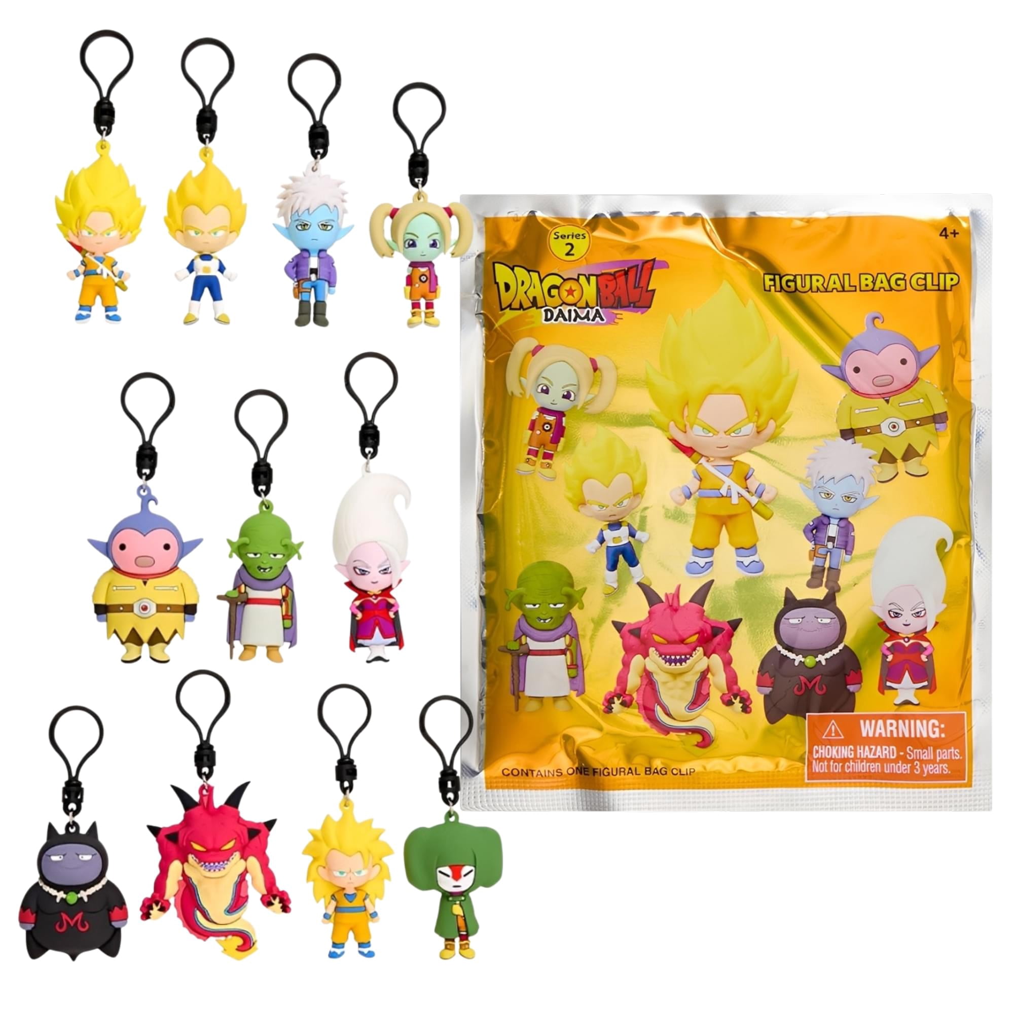 3D Figural Foam Bag Clip Cuphead Series 2 Mystery Pack (1 RANDOM