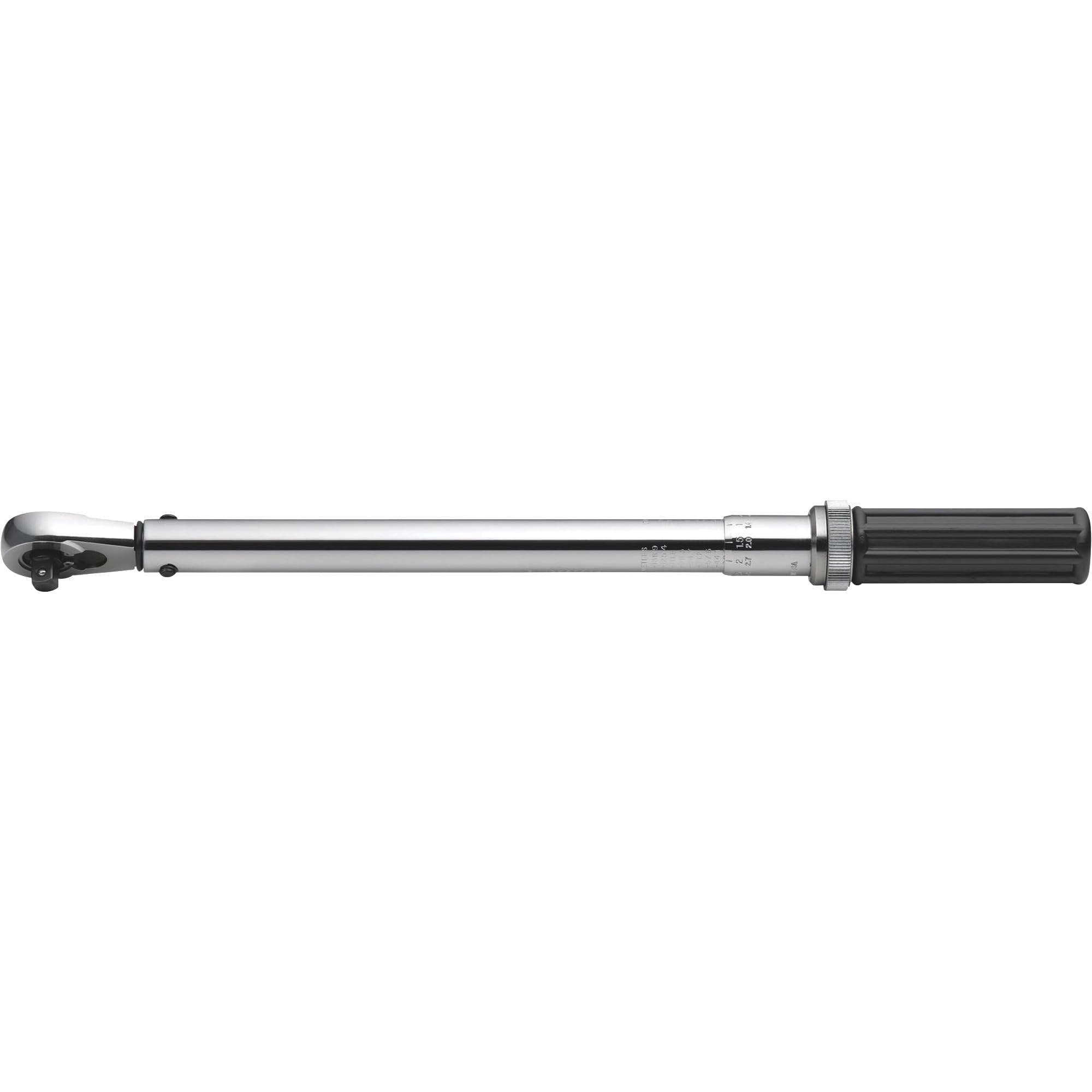 Klutch Mechanical Torque Wrench, 3/8in. Drive, 10–100 ft./lbs.