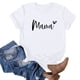 thumbnail image 4 of Camisetas de Manga Corta para las Mujeres Impreso Cuello Redondo Suelto Camiseta, Casual Cuatro Estaciones Blusa para el Hogar, 4 of 4