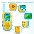 thumbnail image 3 of Walkie Talkies Obuby de 3 a 12 años para niños con un alcance de 3 km, paquete de 3, 3 of 7