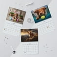PATLOLLAV 2025 Wall Mounted Calendar,Personalized Pet Photo Calendar