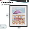 thumbnail image 4 of Stupell Industries Rustic Lodge Seaside Summer Picnic For Two Black Framed Print Under Glass, 13 x 16, by Ziwei Li, 4 of 8
