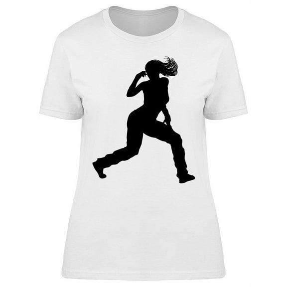 Woman Hip Hop Dance T-Shirt Women -Image by Shutterstock, Female Medium