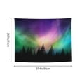 thumbnail image 3 of Bingfone Northern Lights Tapestry Wall Hanging Decor for Living Room Bedroom Dorm Classroom Office Decor 29x37 Inch, 3 of 8