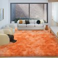thumbnail image 3 of Janvonne 6x9 Fluffy Area Rugs for Living Room Bedroom,Soft Plush Fuzzy Shaggy Modern Rug for Kids Girls Boys Room Decor, Home Decor Aesthetic, Tie-dye Orange, 3 of 8