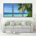 thumbnail image 2 of IDEA4WALL 3 Piece Canvas Wall Art Tropical Palm Trees Canvas Prints Framed Wall Art Decor, 2 of 4