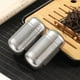 thumbnail image 2 of Injueey Tetera con taza de cadena, colador de té reutilizable de acero inoxidable, infusor de bolas de especias de té de acero inoxidable Cocina y Comedor sin cadena trompeta, 2 of 5