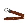 thumbnail image 2 of CTM® Leather Croc Print Dress Belt with Clamp On Buckle, 2 of 3