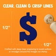 thumbnail image 4 of Dollar Sign Money Symbol Rubber Stamp for Stamping Crafting Planners - 1/2 Inch Mini, 4 of 4