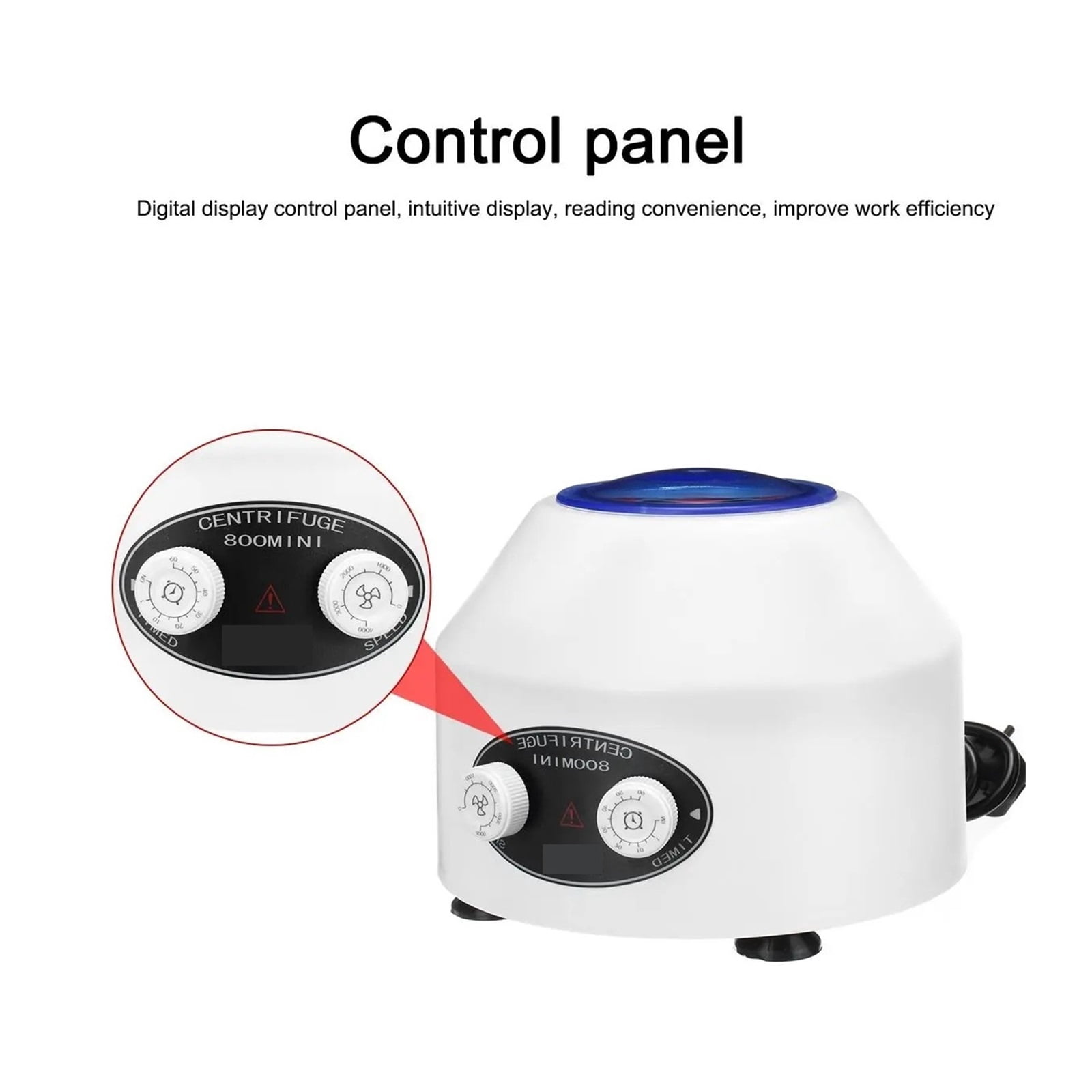 4000RPM Pcr Centrifuge Machine Digital Lower-speed Plasma Centrifuge Lab Isolate Serum For 5/10/15mL Centrifuge Tube