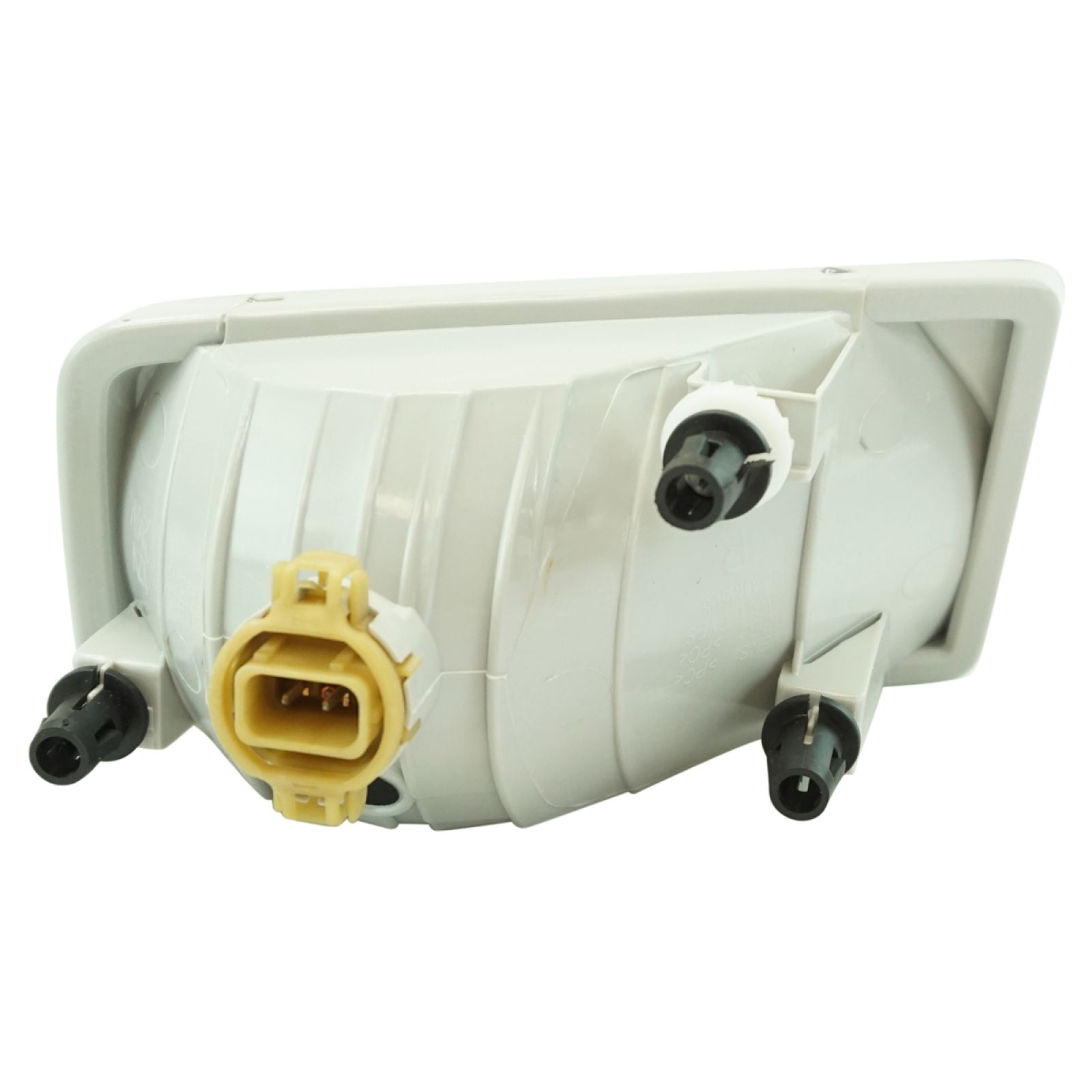 TRQ Passenger Side Fog Light Rectangular Halogen Assembly Fits 2007-2013 Chevrolet Avalanche 2004-2015 Silverado 1500 Suburban 1500 2500 Tahoe 2007-2014 Silverado 2500 HD 3500 HD GM2593160