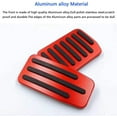 thumbnail image 3 of Tesla Model 3, Y, Aluminum Performance Pedal Pad Covers, Red, 3 of 4