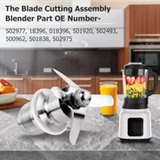 502977 Blending Assembly Blade Cutting Assembly Blender Part 502977 502975 18396 Compatible with Waring CB6 / CB10 / CB15 Gallon Blenders