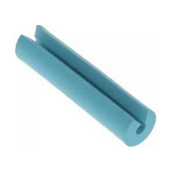 1 in. Identification Sleeve for 2 mm Simplex Cable, Aqua - Pack of 100