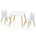 thumbnail image 1 of Gymax Kids Table & Chairs Set Children Multi-Activity Desk & Frog-Shaped Chair Set w/Wooden Legs, 1 of 9