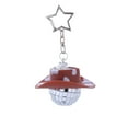 thumbnail image 1 of Cowboy Hat Mirror Ball Keychain with Gold Star - Cute Purse Accessory for Women & Girls, 1 of 7