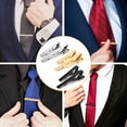 thumbnail image 4 of serony 6pcs/set Stylish Accessories Copper Clip For Mens Tie Gift For Men Classic 1Set, 4 of 6
