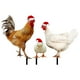 thumbnail image 3 of Estaca navideña para pollo, adorno de gallo, decoraciones para jardín y pollitos, estacas para pollitos, 3 uds., 3 of 6