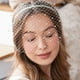 thumbnail image 4 of Guardurnaity Velo de rejilla de tul blanco amigable con la piel para velo facial de boda velo de rejilla accesorios para el cabello perlas Accesorio para el cabello, 4 of 6