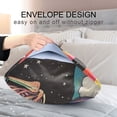 thumbnail image 4 of Yayeee Pillowcase Standard Size Set of 2 Satin Wrinkle Resistant Pillow Case, Skeleton with Sun, 4 of 7