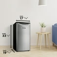 thumbnail image 6 of Danby 3.3 cu. ft. Compact Fridge in Stainless Steel (DAR033A6BSLDB), 6 of 8