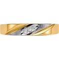 thumbnail image 4 of 14K Yellow Gold Aa Quality Trio Ladies Complete Wedding Band (Size 6) Made In United States x8299aa-l, 4 of 5