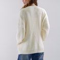 thumbnail image 5 of SOMER Women's Cardigan Sweaters Lantern Sleeve Open Front Oversized Lightweight Chunky Outwear Long Sweaters, 5 of 6