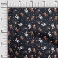 thumbnail image 2 of oneOone Polyester Spandex Blue Fabric Cowboy Sewing Craft Projects Fabric Prints By Yard 56 Inch Wide-aA, 2 of 5