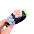 thumbnail image 2 of harmtty Ponytail Hair Clip Sweet Cartoon Cute Strong Grip Non-slip Hair Accessories Headwear Strawberry Love Heart Bowknot Hair Bun Clip for Children,E, 2 of 8
