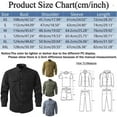 thumbnail image 2 of JHLZHS Canvas Jacket Men Men Autumn Work Shirt Windproof and Rainproof Breathable Tops Large Size Long Sleeved Jacket Plus Size Fall Jacket 1245, 2 of 3