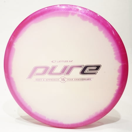 Latitude 64 Orbit Opto Pure 15th Anniversary Disc Golf Putter & Approach Disc Pick Color/Weight [Stamp & Exact Color May Vary] Pink 173-174 grams