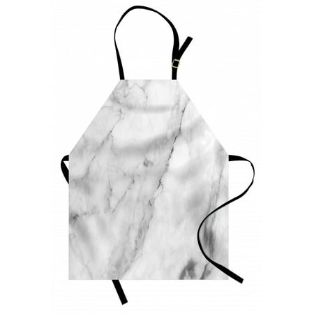 

Marble Apron Granite Surface Motif with Sketch Nature Effect and Cracks Antique Style Image Unisex Kitchen Bib Apron with Adjustable Neck for Cooking Baking Gardening Grey Dust White by Ambesonne