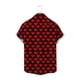 thumbnail image 3 of Ceisia Men Casual Fashion Turndown Collar Stripe Printing Gift Short Sleeve Button Shirt, 3 of 6
