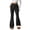 Black, variant on Efsteb Fleece Lined Womens Pants High Waisted Flare Leggings Yoga Pants Workout Gym Work Keep Warm Long Pants (Dark Gray,M)