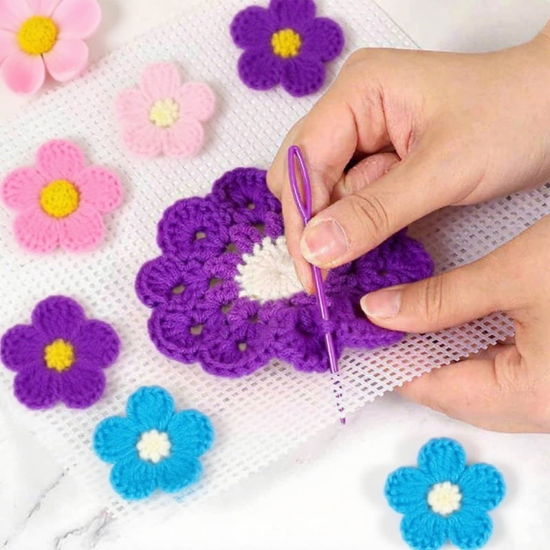 Plastic Canvas Craft Sheets Permanent Needlepoint Fabric Base for Artisanal Art Projects