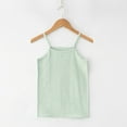 thumbnail image 3 of Aofany Toddler Baby Girls Camisole Top Sleeveless Solid Straps Blouse Summer Comfy Kids Tank Top, 3 of 5