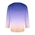 thumbnail image 4 of WEAIXIMIUNG T-Shirt Homme Manches 3/4 Saint-Valentin Décontracté Col Rond Confortable Couleur Unie, 4 of 4