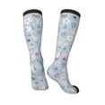 thumbnail image 4 of Balery Blue Butterfly Fun Novelty Socks Men'S Women'S Crew Socks Funny Crazy Novelty Socks Quirky And Cool Socks, 4 of 9