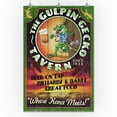 thumbnail image 2 of Kona, Hawaii, Gecko Tavern Vintage Sign (24x36 Giclee Gallery Art Print, Vivid Textured Wall Decor), 2 of 3