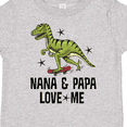 thumbnail image 4 of Inktastic Nana and Papa Love Me Dinosaur Grandson Boys Toddler T-Shirt, 4 of 5