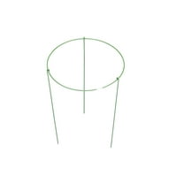 Small Garden Plant Support Rings, Cage, Stakes, Trellis, Gardening Climbing Growing Cages (Pack of 6-7.9" Wide x 11" High)