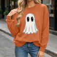 thumbnail image 6 of Enjoytime Sweatshirts for Women Halloween Sweatshirt Print Crewneck Fall Winter Long Sleeve Pullover Shirts Tops Fashion Clothes 2026, 6 of 7