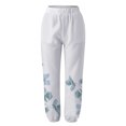 thumbnail image 4 of Pantalones Largos Con Estampado de Bolsillo Suelto Informal de Verano Para Mujer A La Moda Odeerbi ODB-6, 4 of 5