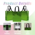 thumbnail image 3 of Bolsas de regalo cabzymx Glossy Small, verde claro, 18 unidades con base, 3 of 7
