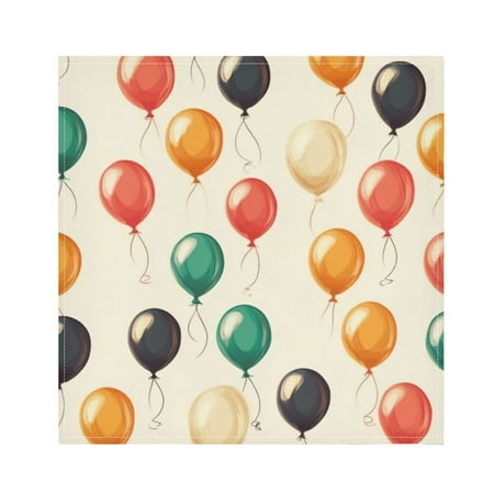 

Napkin Satin Napkin 20*20Inchx4 Kitchen Towel Dinner Plate Towel Decorative Towel Napkin Tea Towel Suitable For Kitchen Table Coloured Balloon1