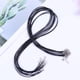 thumbnail image 4 of 10pcs Moda Línea de cera negra Collar Colgante Charm Cord perlas DIY Cuerda Correa Cuerda Broche de langosta Cadena de joyería de cuero (Negro), 4 of 8