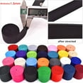 thumbnail image 3 of 1 Roll Flat Elastic Cord 1.5-Inch Wide by 3-Yard Double-Side Twill Elastic Band, 3 of 7