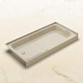 thumbnail image 7 of Voltaire 60 x 30 Shower Pan Base with Left Drain in Glossy Bisque, 7 of 7