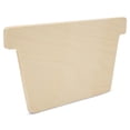 thumbnail image 2 of Wood Flower Pot Cutouts 6-inch x 10-inch, Pack of 25 Wooden Sign DIY, Easter Wood Cutouts, Spring Crafts to Paint, by Woodpeckers, 2 of 5