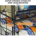 thumbnail image 3 of X-COSRACK 6-Tier Stackable Can Organizer for Pantry, Adjustable Gravity Can Dispenser Rack with Tilt Design, Heavy Duty Metal Storage Holder for Kitchen Cabinet, Soda & Canned Food, 3 of 9